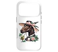 Fancy Derby Horse With Mint Julep and Roses Case for iPhone 17 Pro