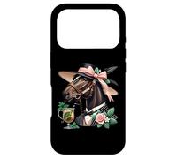 Fancy Derby Horse With Mint Julep and Roses Case for iPhone 17 Pro