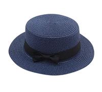 Fancy Dress Accessories Hats Straw Hat Solid Beach Sun Visor Women's Hat Women's Top Sun Baseball Caps Bicycle Cap Children, navy, One Size