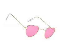 Fancy Dress Accessory Heart Shaped Hippy Specs