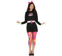 Fancy Dress Adult 80S Gymnast Fiestas Guirca Multi M
