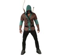 Fancy Dress Adult Archer Fiestas Guirca Green S