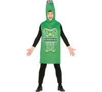 Fancy Dress Adult Beerbottle Costume Fiestas Guirca Green L