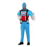 Fancy Dress Adult Captain Vodka Fiestas Guirca Red M