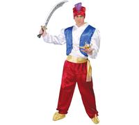 Fancy Dress Adult Genie Fiestas Guirca Blue L