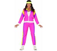 Fancy Dress Adult Gymnast Fiestas Guirca Pink L