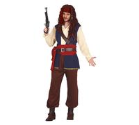 Fancy Dress Adult Pirate Jack Fiestas Guirca Brown S