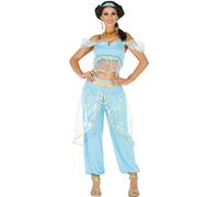 Fancy Dress Adult Princess Of The Desert Fiestas Guirca Blue L