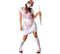 Fancy Dress Adult Zombie Nurse Fiestas Guirca Red M