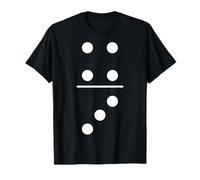 Fancy Dress & Carnival 3/4 Domino Stone Costume T-Shirt