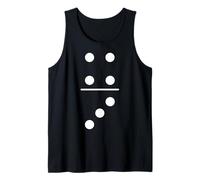 Fancy Dress & Carnival 3/4 Domino Stone Costume Tank Top