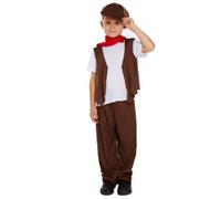 FANCY DRESS CHILD CHIMNEY SWEEPING BOY LARGE 10-12 Y