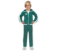 Fancy Dress Child Gymnast The Gamer Fiestas Guirca Green 5-6 Years