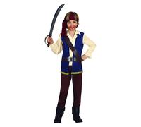 Fancy Dress Child Pirate Costume Fiestas Guirca Brown 5-6 Years