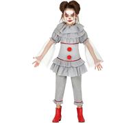 Fancy Dress Child Scary Clown Costume Fiestas Guirca Red 12-18 m