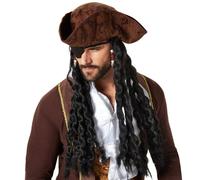 Fancy Dress Costume Unisex Pirate Hat Dress Up Party Halloween Outfit Accessory