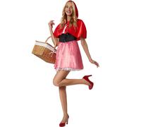 tectake Women's Fancy Dress Costume - Little Red Riding Hood | Size: XL TECTAKE Red XL