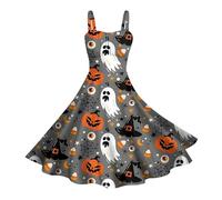 Fancy Dress For Adults Casual Midi Corset Gothic Adult Outfits Party Sexy Dress Oversized Victorian Dresses Slim Fit Funny Halloween Costume Costumes(1-Gray,L)