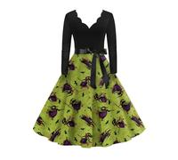 Fancy Dress For Adults Sophisticated Mystical Corset Enchanting Haunting Outfits Alluring Bewitching Dress Ghostly Macabre Dresses Sinister Vampy Halloween Costume Costumes(4-Army Green,L)