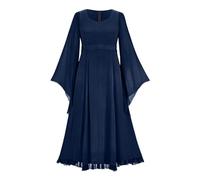 Fancy Dress for Adults, Vampire Costume Women Womens Vampire Costume Off Shoulder Short Sleeve Lace-Up Irish with Over Dress Renaissance Womens Ladies Vintage Dresses Prom