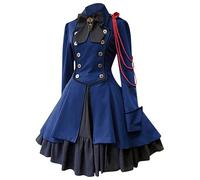 Fancy Dress for Women Victorian Dresses Women's Renaissance Costumes Irish Carnival Halloween Palace Plus Size Party Poplin Lolita Ladies Cosplay Costume Vampire, Blue, L