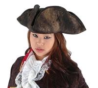 Fancy Dress Hat - Elope Scallywag Pirate Tricorn Hat