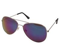Fancy Dress Party Glasses - Pilot Design with Mirrored Lenses