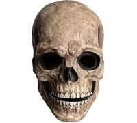 Fancy Dress Skull Mask by A2Z2U Group. Scary Mask with Movable Jaw. Best for Halloween. Adult Size. Made of Latex.