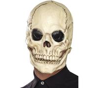 Smiffys Unisex Adult Skull Latex Mask (One Size) (White)