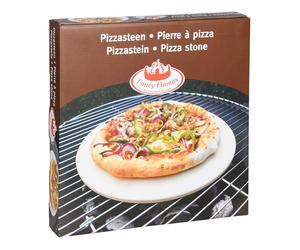 Fancy Flames 30.7cm Pizza Stone by Esschert Design, BBQ Pizza - FREE DELIVERY