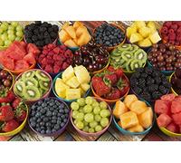 Fancy Fruit Cups Jigsaw Puzzle - Colorful Fruits 1000 Piece Jigsaw Puzzle for Adults. Enjoy This Delicious Looking Fruit Puzzle It Will Challenge You.