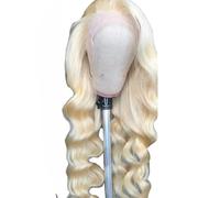 Fancy Hair Long White Wavy Wigs for Women Gold Curly Middle Part Wig Synthetic Wigs Hair for Daily Party Use