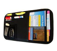 Fancy Mobility Car Sun Visor Organiser - Auto Accessories Document Holder - Car, Truck, SUV Registration & Insurance Storage Pouch - Road Trip Essential Gift for Any Driver - Comes With a Unique eBook
