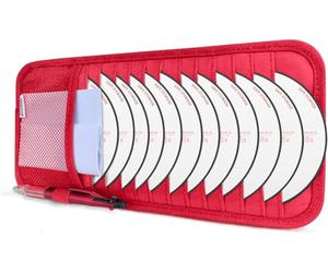 Fancy Mobility CD Holder for Car (Red)