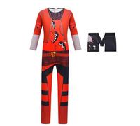 Fancy Movie Characters Dress Up Cosplay The Rise of Red Costume for Girls Fancy Dress Kids Outfits for Halloween Birthday Theme Party Outfi (red, 6-7 Years)