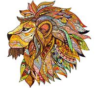 FANCY Original Wooden Puzzle - 100 Unique-Shaped Pieces, Perfect for Adults & Kids Over 3 Years, Wooden Jigsaw Puzzle with Gift Box