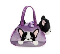 Aurora, 32829, Fancy Pal, Peek-A-Boo French Bulldog, 8In, Soft Toy, Purple and B