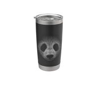 Fancy Panda-Bear Drawing Illustration Funky Panda Stainless Steel Insulated Tumbler