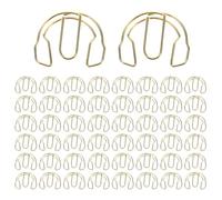 Fancy Paper Clips - Headphone Shape Fancy Gold Bookmark - Small Paper Clip,for Teacher Student Office School Box Organizer Cabinet Drawer Stationery