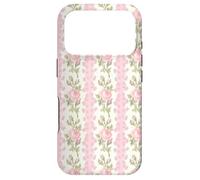 Fancy Peony Blushing Floral Coquette Toile de Jouy Retro Case for iPhone 17 Pro