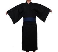 Fancy Pumpkin Jinbei Men's Japanese Yukata Japanese Kimono Home Robe Pajamas Dressing Gown#04 [Size M]