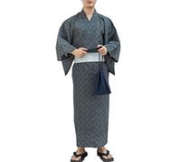 Fancy Pumpkin Men's Japanese Yukata Japanese Kimono Home Robe Pajamas Dressing Gown Size L-D1