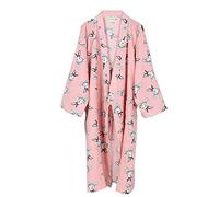 Fancy Pumpkin Women's Japanese Style Robes Kimono Pajamas [Size L,Hibiscus B]