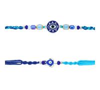 Fancy Set of 2 Rakhi for Brother | Evil Eye Rakhi for Small Brother Sister| Turtle Rakhi for Brother Bhaiya Bhabhi | Designer Rakhi for Brother | VRDUK010 (Design2)