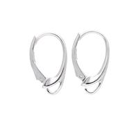 Fancy Sterling Silver Leverback Earring Wires - Pair