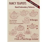 Fancy Teapots Hand Embroidery Patterns