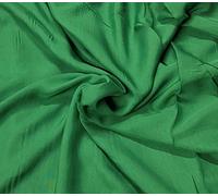 Fancy Textiles 100% Polyester Chiffon Fabric 60'' Wide (1 Meter(pre Cut), Emerald Green)