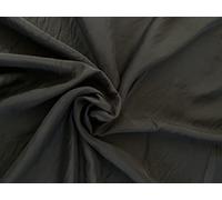 Fancy Textiles 100% Polyester Chiffon Fabric 60'' Wide (2 Meter, Black)