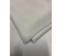 Fancy Textiles 100% Polyester Chiffon Fabric 60'' Wide (5 Meter, Cream)