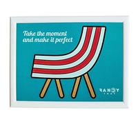 Fancy Tray Home Laptop Computer Desk, Padded Tray for Lap Ergonomic Food, Multi-Use, Table Work Base 43 x 33 x 1.5 cm, Quality Materials, Wood, TAKE THE MOMENT Design